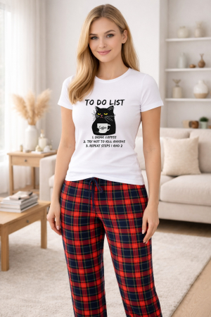 Pijamale - Pijamale dama din bumbac premium, pijama femei confortabila