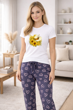 Pijamale - Pijamale dama din bumbac premium, pijama femei confortabila