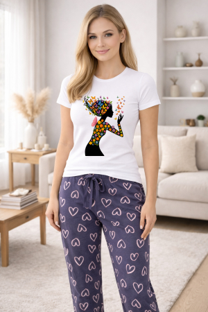 Pijamale - Pijamale dama din bumbac premium, pijama femei confortabila