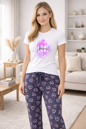 Pijamale - Pijamale dama din bumbac premium, pijama femei confortabila