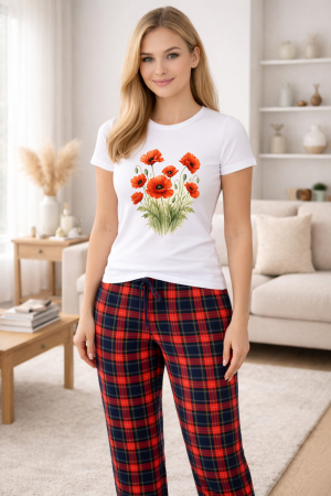 Pijamale - Pijamale dama din bumbac premium, pijama femei confortabila