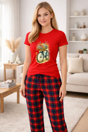 Pijamale - Pijamale dama din bumbac premium, pijama femei confortabila