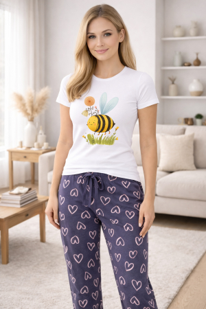 Pijamale - Pijamale dama din bumbac premium, pijama femei confortabila