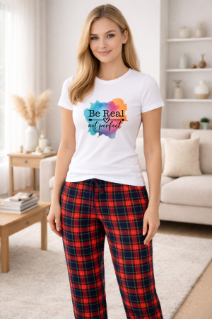 Pijamale - Pijamale dama din bumbac premium, pijama femei confortabila