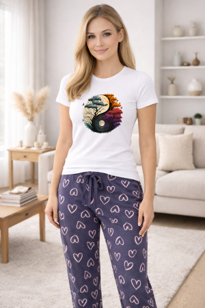 Pijamale - Pijamale dama din bumbac premium, pijama femei confortabila