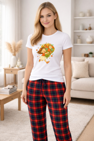 Pijamale - Pijamale dama din bumbac premium, pijama femei confortabila