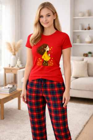 Pijamale - Pijamale dama din bumbac premium, pijama femei confortabila