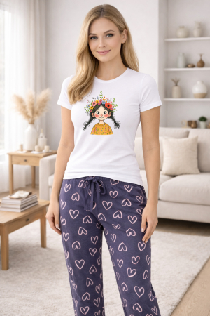 Pijamale - Pijamale dama din bumbac premium, pijama femei confortabila