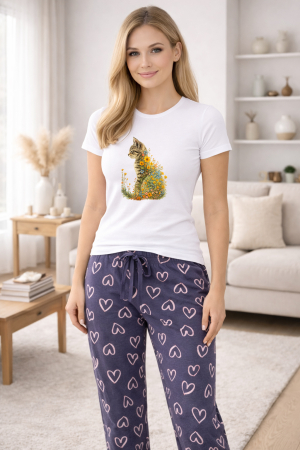 Pijamale - Pijamale dama din bumbac premium, pijama femei confortabila