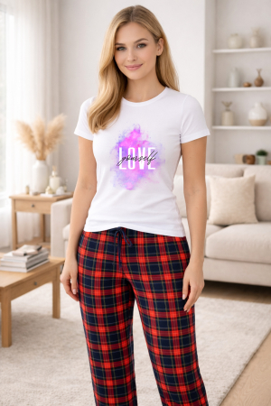 Pijamale - Pijamale dama din bumbac premium, pijama femei confortabila