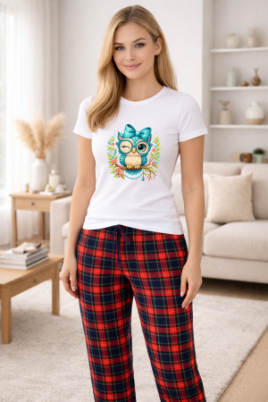 Pijamale - Pijamale dama din bumbac premium, pijama femei confortabila