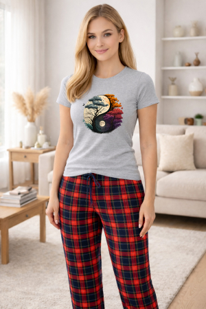 Pijamale - Pijamale dama din bumbac premium, pijama femei confortabila