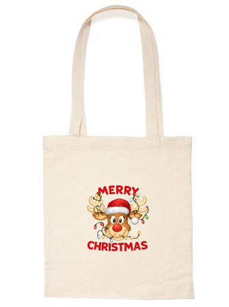 Sacose ECO bumbac - Sacosa ECO 100% bumbac – Mesaje de Craciun