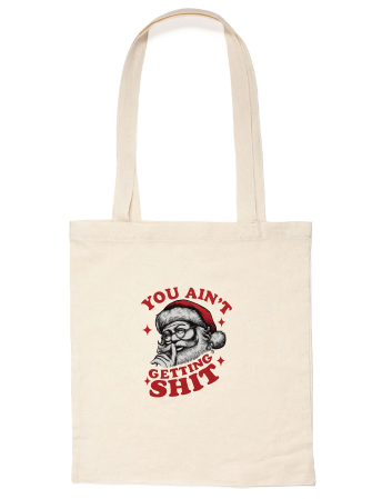 Sacose ECO bumbac - Sacosa ECO Bumbac Craciun – Tote Bag Festiv 100% Natural