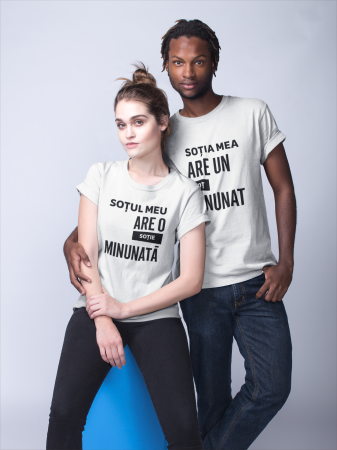 Seturi pentru cupluri - Set 2 tricouri pentru cuplu bumbac 100%