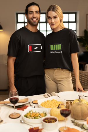 Seturi pentru cupluri - Set 2 tricouri pentru cuplu bumbac 100%