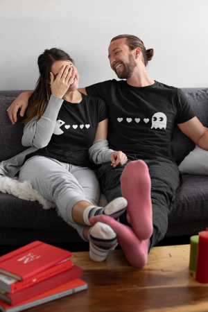 Seturi pentru cupluri - Set 2 tricouri pentru cuplu bumbac 100%