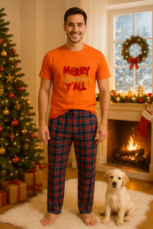 Set pijamale barbati bumbac Colectia Christmas, sarbatori de Craciun [7]