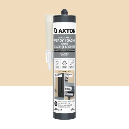 Home&deco - Silicon adeziv etansant interior/ exterior, bai, bucatarii, acoperisuri, terase, balcoane, BEJ, 280 ml