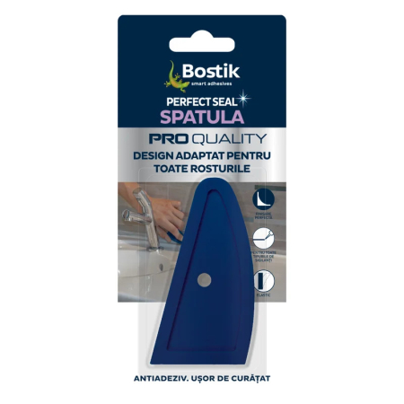 Siliconi si etansanti - Spatula Perfect Seal pentru finisare, plastic, albastru