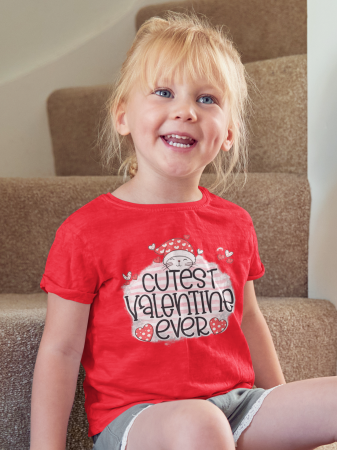 Tricouri copii - Tricou copii 100% bumbac unisex colectia Valentines Day