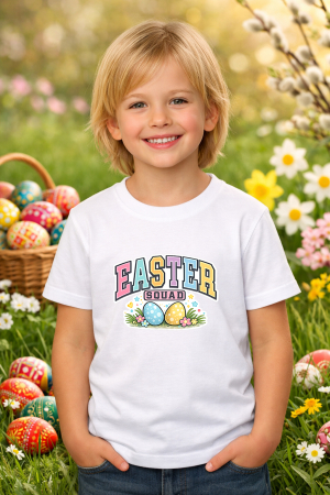 Tricouri pt copii - Tricou copii Paste fericit - tricou unisex din bumbac 100%, colectia Pasti, cu iepurasi Easter bunny pentru fete sau baieti