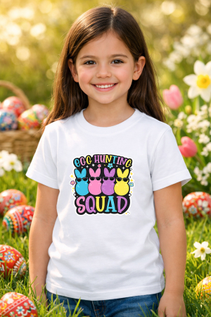 Tricouri pt copii - Tricou copii Paste fericit - tricou unisex din bumbac 100%, colectia Pasti, cu iepurasi Easter bunny pentru fete sau baieti