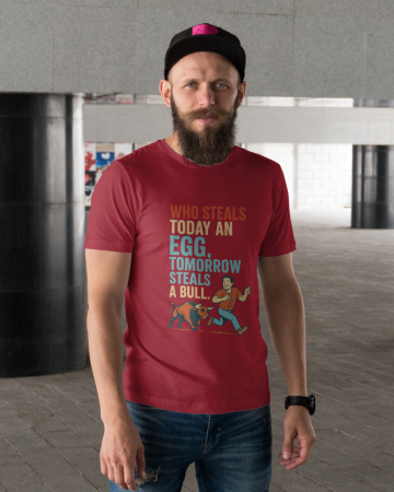 Pentru barbati - Tricou personalizat premium 100% bumbac cu proverbe romanesti