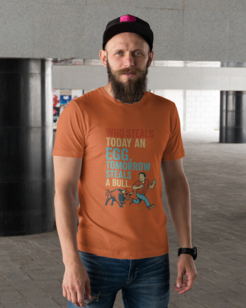 Pentru barbati - Tricou personalizat premium 100% bumbac cu proverbe romanesti