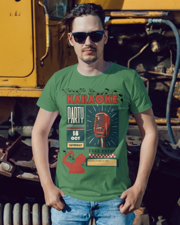 Pentru barbati - Tricou personalizat premium 100% bumbac Retro Vibes