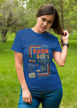 Pentru femei - Tricou personalizat premium 100% bumbac Retro Vibes