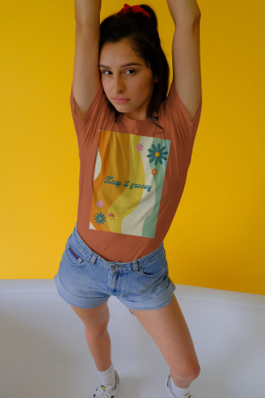 Pentru femei - Tricou personalizat premium 100% bumbac Retro Vibes