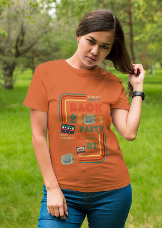 Pentru femei - Tricou personalizat premium 100% bumbac Retro Vibes