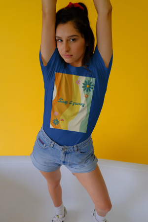 Pentru femei - Tricou personalizat premium 100% bumbac Retro Vibes