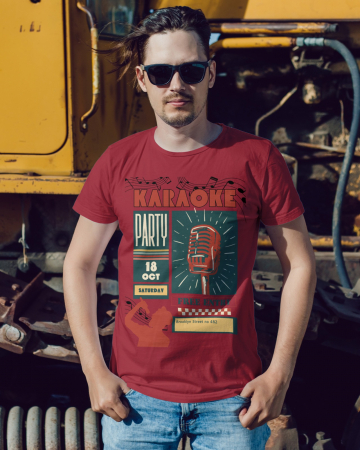 Pentru barbati - Tricou personalizat premium 100% bumbac Retro Vibes