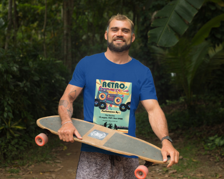 Pentru barbati - Tricou personalizat premium 100% bumbac Retro Vibes