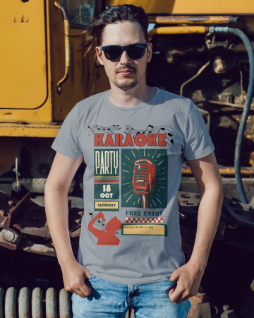Pentru barbati - Tricou personalizat premium 100% bumbac Retro Vibes