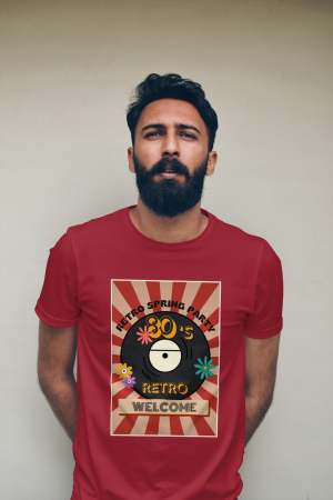 Pentru barbati - Tricou personalizat premium 100% bumbac Retro Vibes
