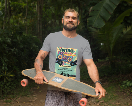 Pentru barbati - Tricou personalizat premium 100% bumbac Retro Vibes