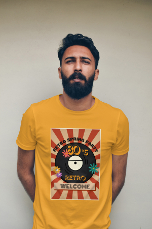 Pentru barbati - Tricou personalizat premium 100% bumbac Retro Vibes