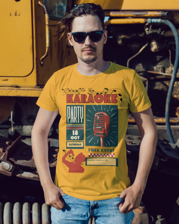 Pentru barbati - Tricou personalizat premium 100% bumbac Retro Vibes
