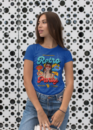 Pentru femei - Tricou personalizat premium 100% bumbac Retro Vibes