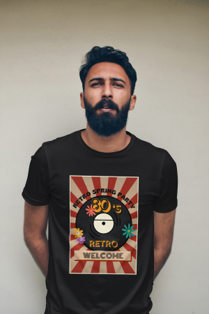 Pentru barbati - Tricou personalizat premium 100% bumbac Retro Vibes
