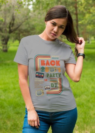 Pentru femei - Tricou personalizat premium 100% bumbac Retro Vibes