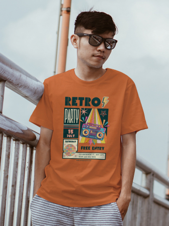 Colectia Retro - Tricou personalizat premium 100% bumbac Retro Vibes