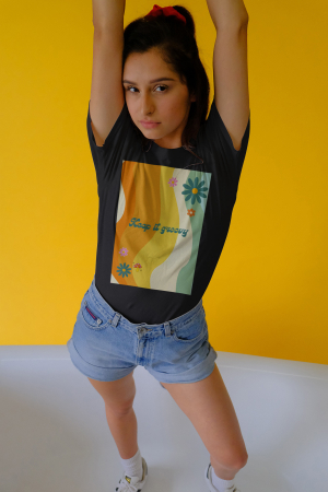 Pentru femei - Tricou personalizat premium 100% bumbac Retro Vibes