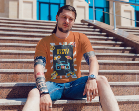 Colectia Retro - Tricou personalizat premium 100% bumbac Retro Vibes