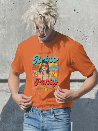 Colectia Retro - Tricou personalizat premium 100% bumbac Retro Vibes