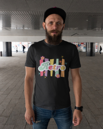 Colectia Retro - Tricou personalizat premium 100% bumbac Retro Vibes