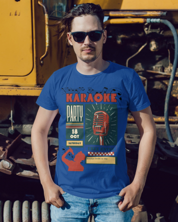 Pentru barbati - Tricou personalizat premium 100% bumbac Retro Vibes
